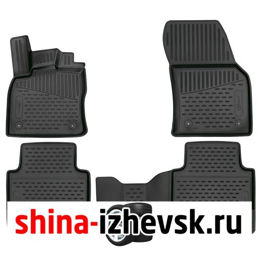 Коврик Коврики 3D в салон Format для Mazda CX-9, 2017- , кросс., 6 шт. (ПУ, повышенная износостойкость) в Ижевске